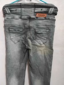 Grey Rugged Jeans