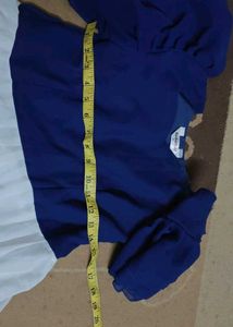 Blue &amp; White Striped Dress Size- Medium