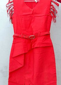 Red ♥️ Hot Dress For Party Or Any Occasion