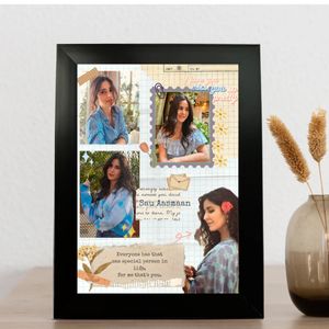 Customised Frame Gift Digital Art Poster Collage