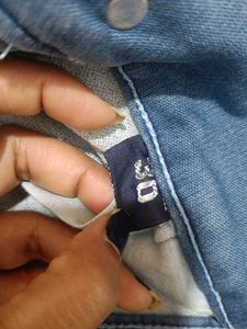 Blue Denim Shorts