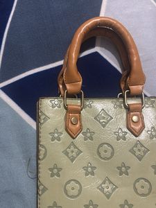 Louie’s Vitton patterned mini handbag