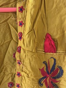 Embroidered Yellow Jacket