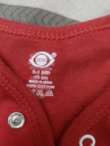 Cute Red Baby Top