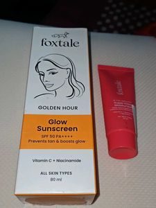 Foxtale Glow Sunscreen & Moisturizer