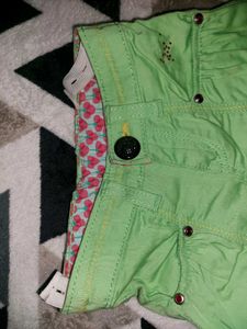 Green Shorts For Infants
