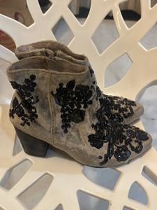 Embellished Ankle Boots