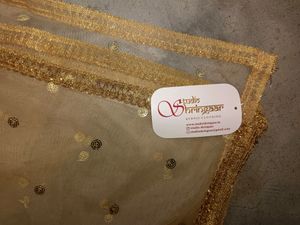 Branded New Gold Toned Embroidered Dupatta💛💛💛