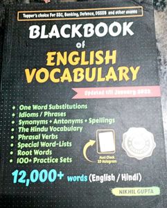 Blackbook Of English Vocabulary