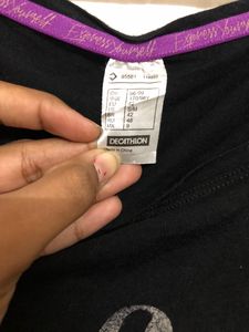 Decathlon Black T Shirt