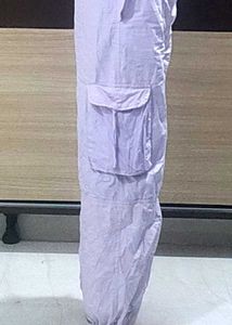 Lavender Cargo Pants – Women’s Baggy Fit