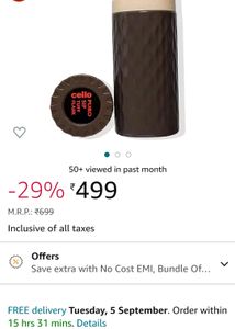 New unused Cello Flask (Hot/Cold).