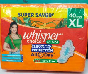 Whisper Choice Ultra XL (40 Pads)