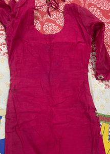 Pink Embroidered Pajmi Kameez