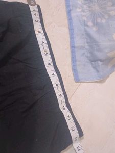 Embroidered Black Leggings