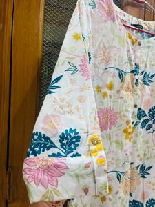 Floral Print Kurta