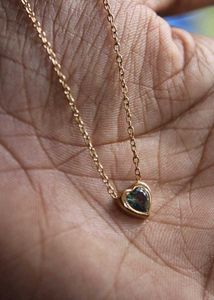 Gold Heart Pendant Necklace
