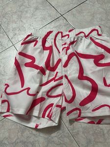 Printed Shorts Cord Set