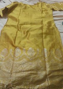 Price Drop Banarsi Silk Kurti Set  Sale Low