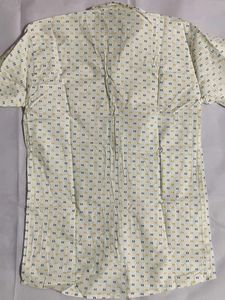 Patterned Button-Down Shirt