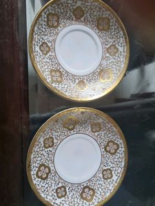 Japanese Plates Small Size PURE 24 Carat Gold ON I