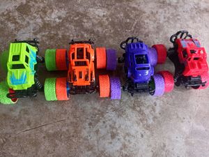 Mini Car Jamping Toys 4 Pack Of