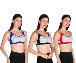 Comfy Women Girls Sports Non Padded Bra