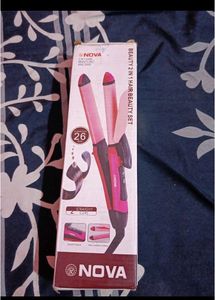Nova 2 IN 1 Curler Straightner.Easy To Handle Ligh