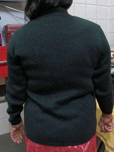 Elegant Black Cardigan Sweater