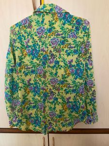 Vero Moda Floral Print Pure Cotton Top