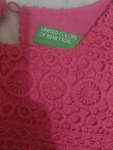 Red Floral Lace Dress