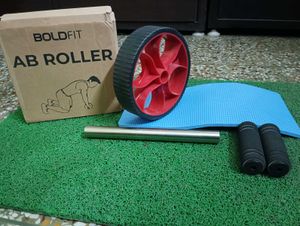 Ab Wheel Roller with Mat