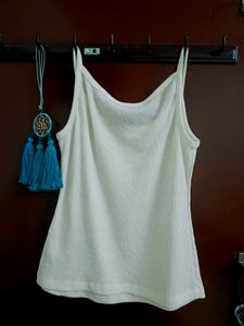 Sleeveless Ribbed Tank Top