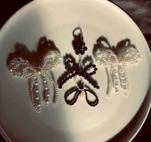 Beaded Bow Charm