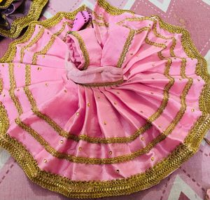 Laddu Gopal Fancy Dress Size 7,8,9 Pink Colours