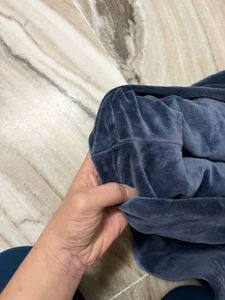 Burberry Velvet Blue Pants