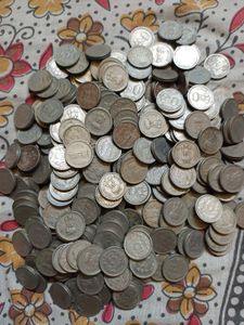 5rs Coin Lot Copper Nickel 100 Piece