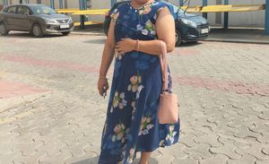 Floral Print Midi Dress