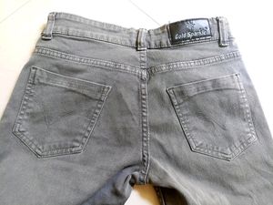 Gold Sparkel Grey Jeans