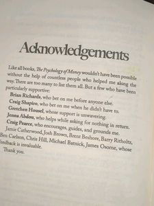 The Psychology of Money by Morgan Housel