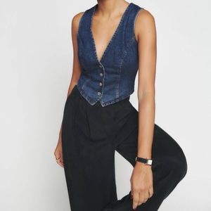 Classy Denim Corset Top With Back Belt Stretchable