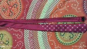 Red Patterned Tie