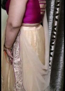 Off Shoulder Stylish Lehenga