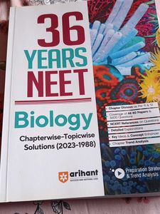 36 Years NEET Biology Solutions (2023-1988)
