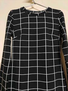 🆕 Shein Checked Bodycon Dress