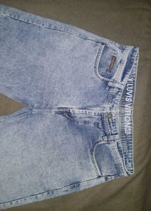 Acid Wash Denim Jeans ( Free Delivery )