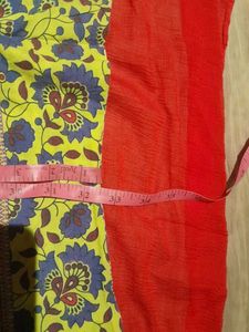 BIBA Lime Yellow Straight Bohemian Printed Kurta-S
