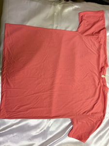 Coral Oversized T-Shirt