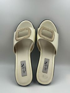 White Embellish Sandals