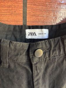 Black High-Waisted Cargo Pants